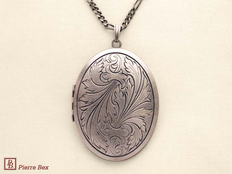 Pierre-Bex Art-Nouveau large locket 41263-03
