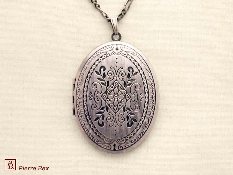 Pierre-Bex Art-Nouveau large locket 41263-06