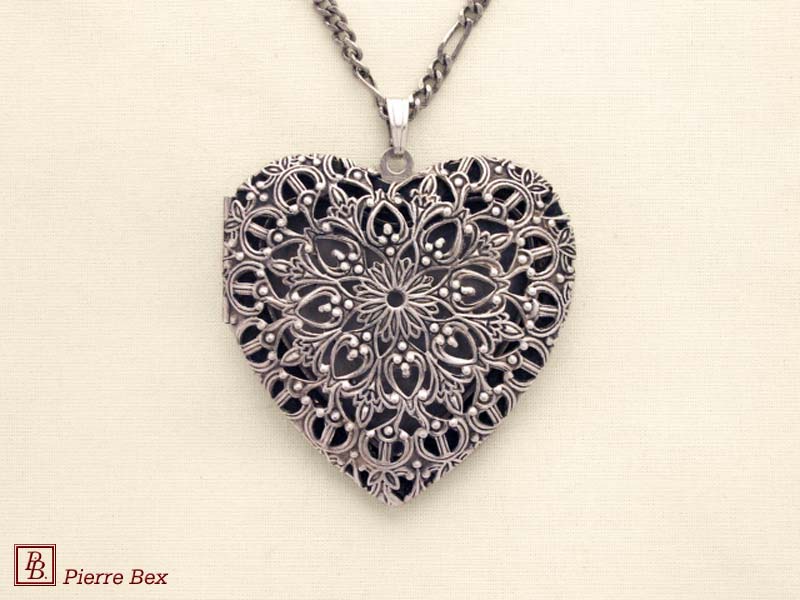 Pierre-Bex Art-Nouveau large locket 41273-03