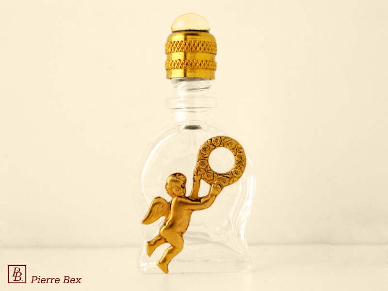 Pierre-Bex Art-Nouveau perfume bottle with cherub 44319-18