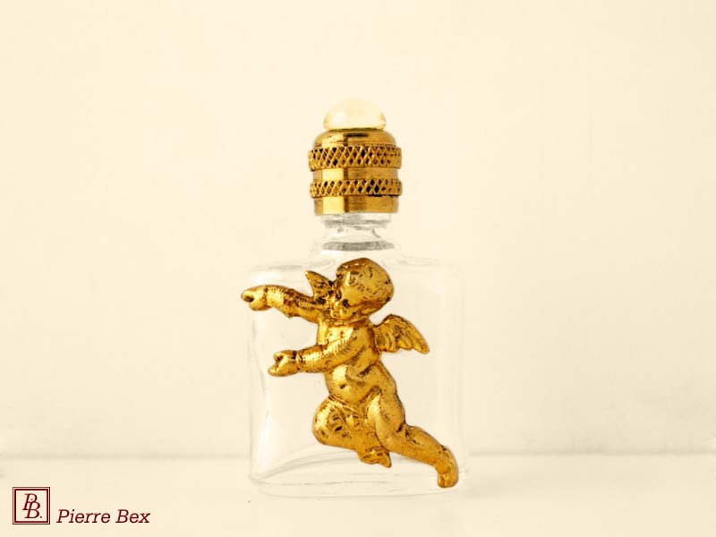 Pierre-Bex Art-Nouveau perfume bottle with cherub 44319-19