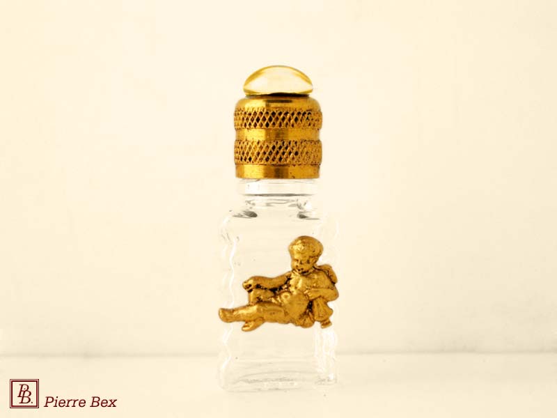 Pierre-Bex Art-Nouveau perfume bottle with cherub 44319-20