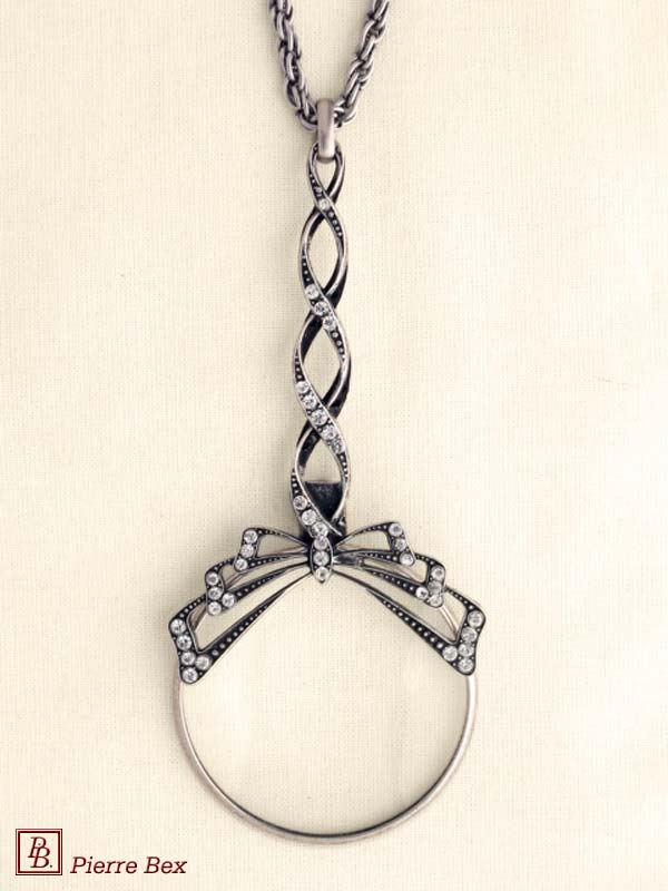 Pierre-Bex Art-Deco magnifying glass necklace 45023-07