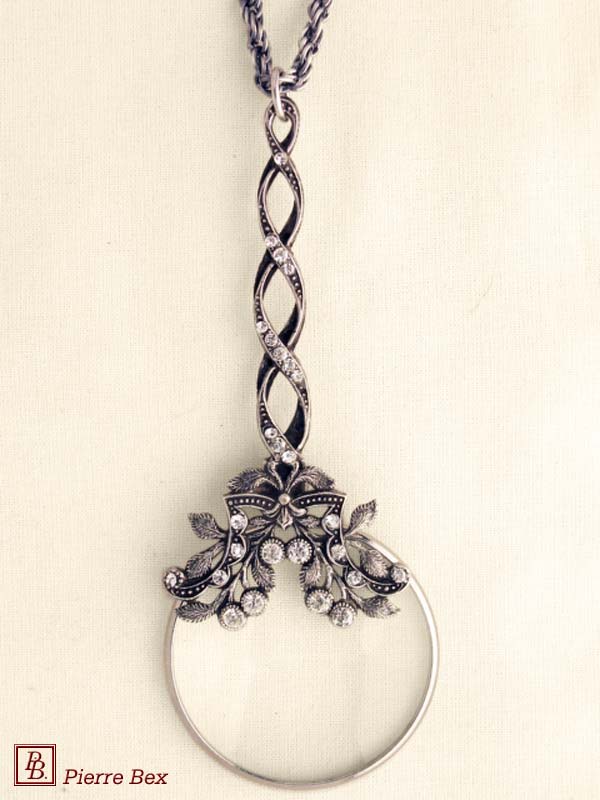 Pierre-Bex Art-Deco magnifying glass necklace 45023-08