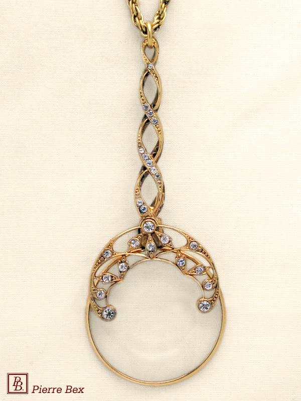 Pierre-Bex Art-Deco magnifying glass necklace 45023-D4