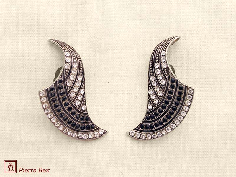 Pierre-Bex Art-Deco earclips 45735-06