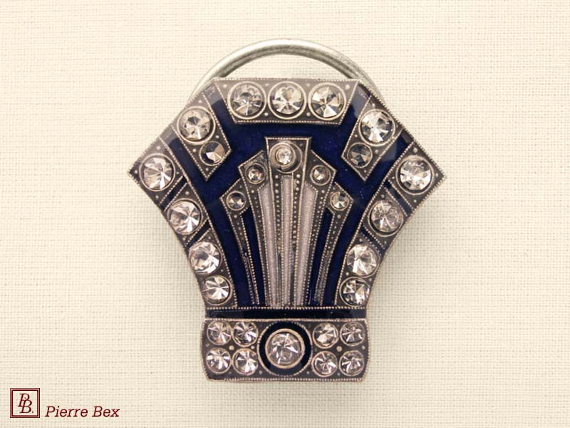 Pierre-Bex Art-Deco scarf clip 49629-03